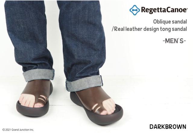 《16%OFF セール》 送料無料 リゲッタ カヌー サンダル メンズ トング 本革 レザー つっかけ サンダル 日本製/ CJOS8504/lvw553 　　 夏