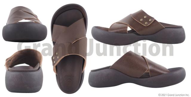 《11%OFF セール》 送料無料 リゲッタ カヌー サンダル メンズ クロスベルト 本革 レザー 生地 つっかけ 履きやすい 日本製/ CJOS8505/lvw554 夏