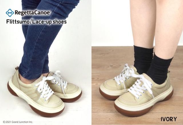 送料無料 リゲッタ カヌー レディース メンズ スニーカー 厚底 ひも 靴