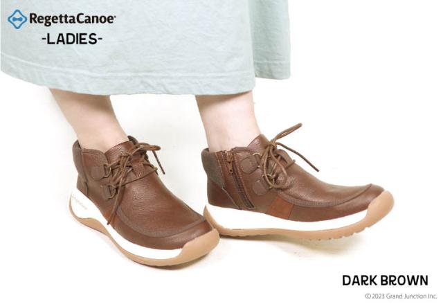 送料無料 リゲッタ カヌー ショート ブーツ レディース レースアップ