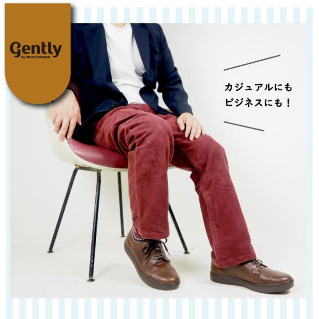 革靴 カジュアル メンズ 本革 シューズ おしゃれ ムーンスター gently