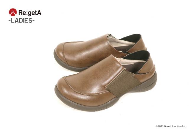 送料無料 リゲッタ レディース 靴 ローファー スリッポン サイドゴア