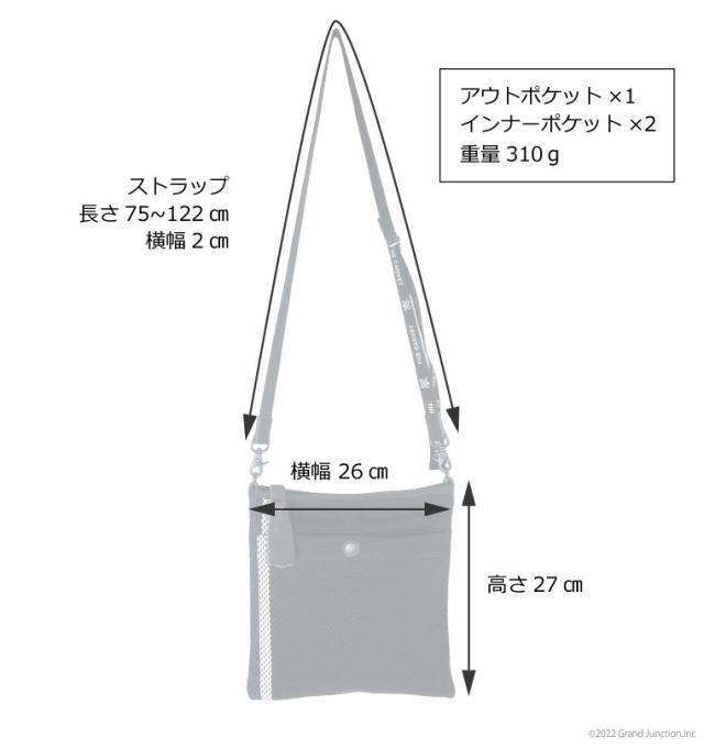 THE CANVET]キャンベット メンズ ショルダー バッグ サコッシュ 斜め