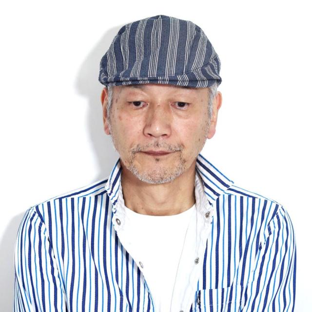 ハンチング メンズ 春夏 帽子 日本製 イタリア生地 Subalpino スバルピーノ ストライプ サッカー生地 マツイ 帽子 ハンチング帽 紳士 小さいサイズ 大きいサイズ サイズ調整可能 ネイビー 紺 ブルー 青 男性 ギフト お父さん 誕生日 プレゼント_16