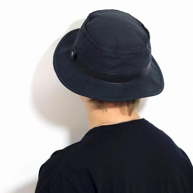 ハット メンズ 帽子 ブランド 日本製 ノックス ポークパイハット 黒 コットン 麻 大きいサイズ 春夏 日除け オールシーズン アウトドア KNOX 帽子 リネン 58cm 60cm ブラック 父の日 ギフト プレゼント ラッピング ハット メンズ 帽子 ブランド 日本製 ノックス ポークパイハット 黒