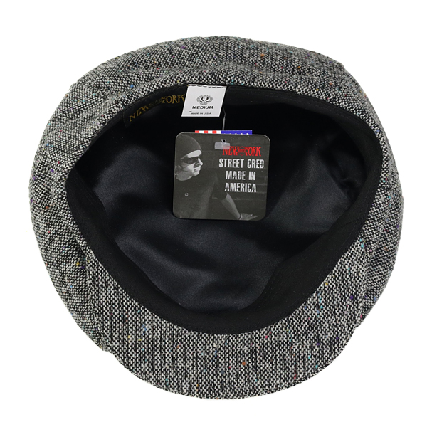 ニューヨークハット キャスケット メンズ newyork hat 大きいサイズ ネップ ツイード NEWSBOY U.S.A ア_5