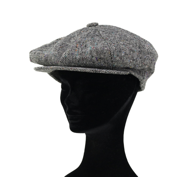ニューヨークハット キャスケット メンズ newyork hat 大きいサイズ ネップ ツイード NEWSBOY U.S.A ア_6