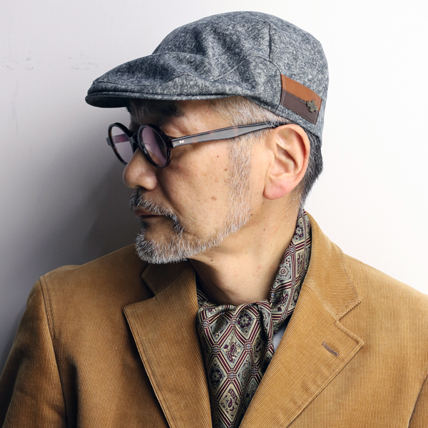 stetson ハンチング 大きいサイズ LLサイズ ステットソン 帽子 メンズ 秋冬 ドットニットプリント_9