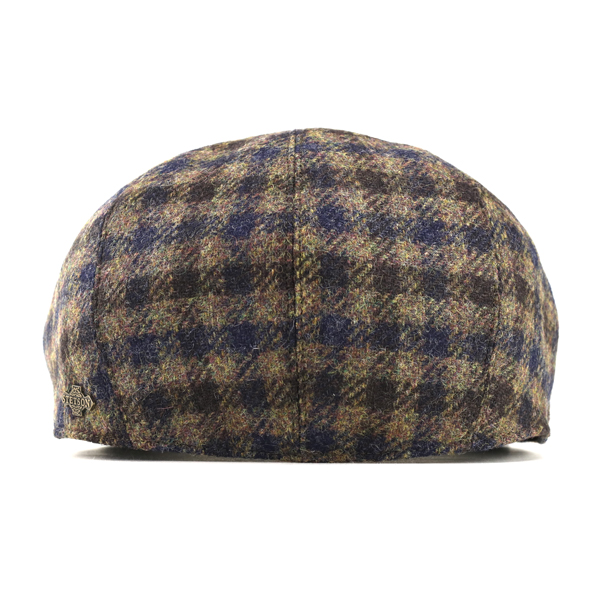 ステットソン ハンチング チェック柄 大きいサイズ Lサイズ LLサイズ stetson 帽子 つば羊皮 8方_3