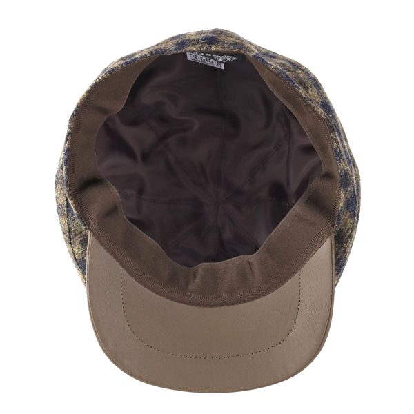 ステットソン ハンチング チェック柄 大きいサイズ Lサイズ LLサイズ stetson 帽子 つば羊皮 8方_5