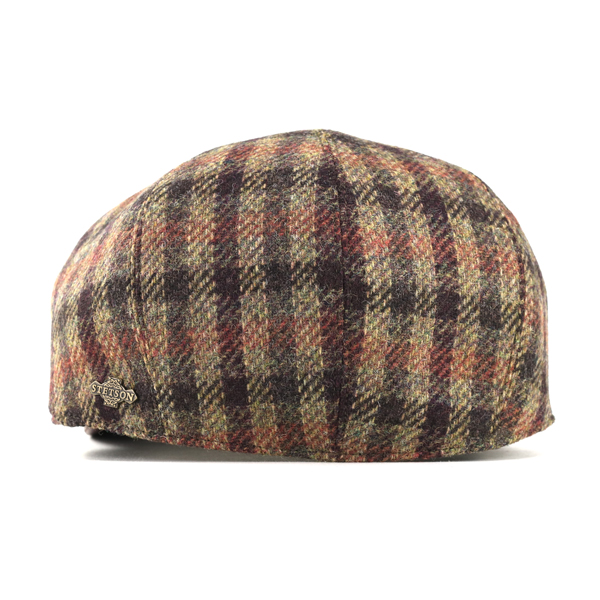 stetson 帽子 つば羊皮 8方 ハンチング メンズ 秋冬 ステットソン ハンチング チェック柄 大きい_3