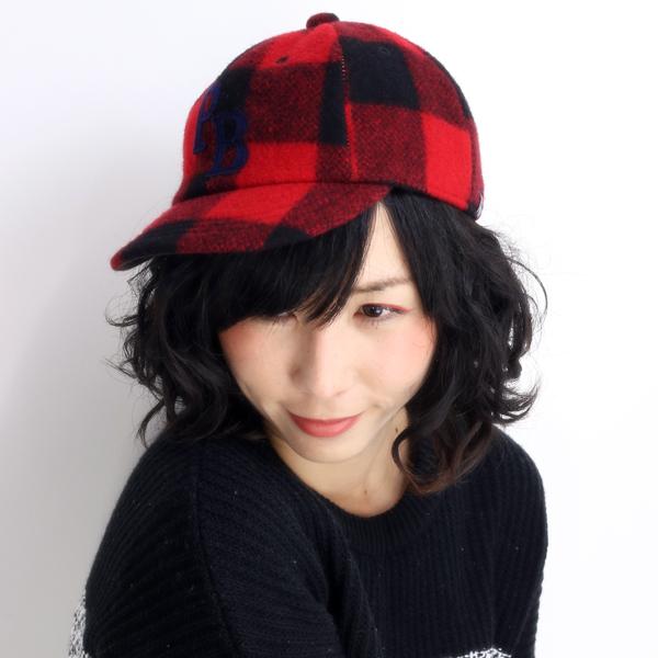 サイコバニー キャップ チェック柄 レディース 秋冬 バッファローチェック柄 Psycho Bunny ロゴキの通販は 7,700円