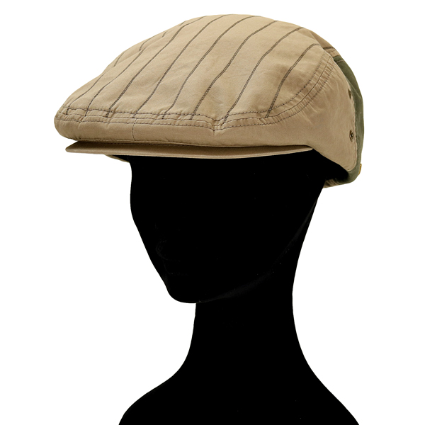 KNOX 春夏 ハンチング ストライプ ノックス 帽子 日本製 コットン100% 紳士 ハンチング帽 メンズ ハンチング ストライプ 春夏 メンズ ノックス 帽子 日本製 コットン100