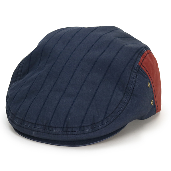 ノックス ハンチング メンズ ストライプ 春夏 帽子 日本製 コットン100