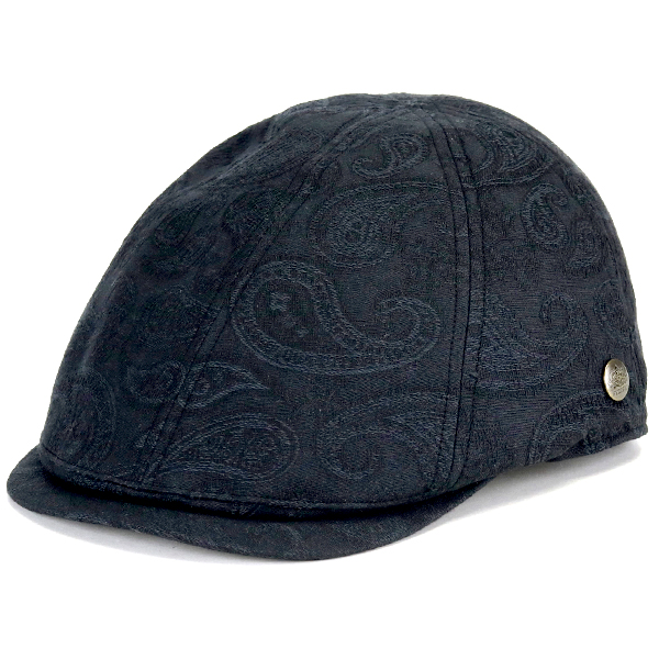ハンチング 春夏 ROYAL STETSON ペイズリー ジャガード 8方ハンチング 総柄 ステットソン メンズ 帽_7
