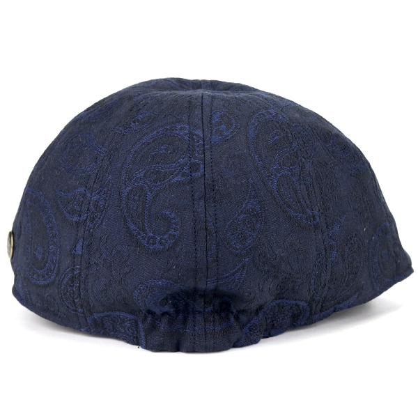 ハンチング 春夏 ROYAL STETSON ペイズリー ジャガード 8方ハンチング 総柄 ステットソン メンズ 帽_3
