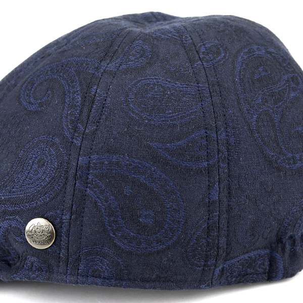 ハンチング 春夏 ROYAL STETSON ペイズリー ジャガード 8方ハンチング 総柄 ステットソン メンズ 帽_4