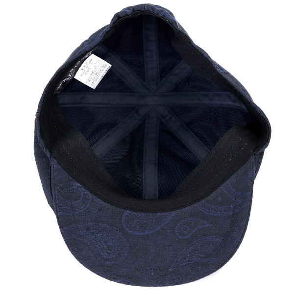 ハンチング 春夏 ROYAL STETSON ペイズリー ジャガード 8方ハンチング 総柄 ステットソン メンズ 帽_5