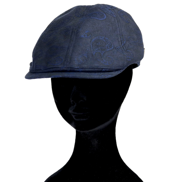 ハンチング 春夏 ROYAL STETSON ペイズリー ジャガード 8方ハンチング 総柄 ステットソン メンズ 帽_6