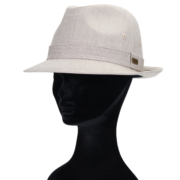 ROYAL STETSON 帽子 無地 シンプル stetson 中折れハット リネン コットン 中折れ帽 紳士 春夏 帽子 58c_7