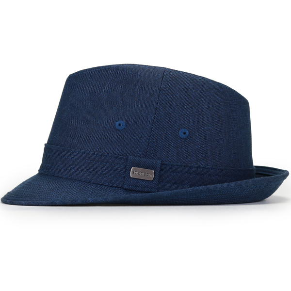 ステットソン ハット メンズ ROYAL STETSON 帽子 無地 stetson 中折れハット シンプル リネン コット_2