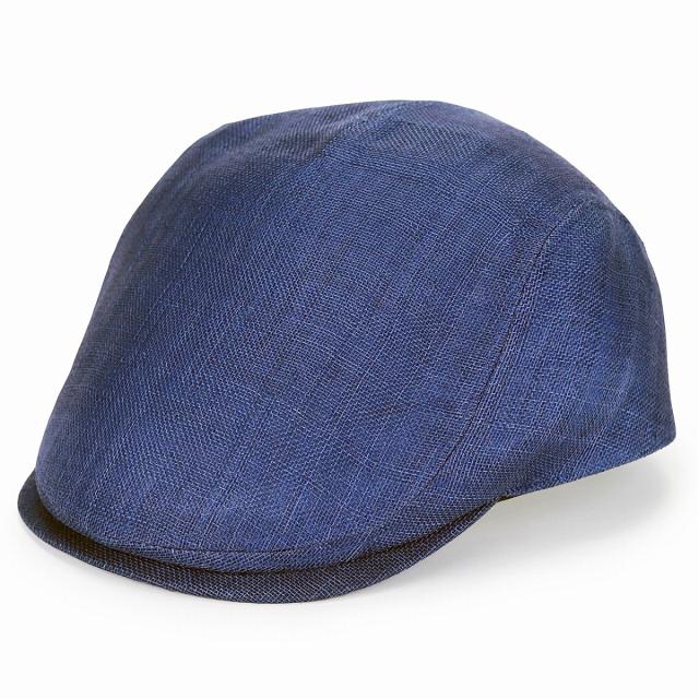 ハンチング帽 麻 メンズ 春夏 日本製 mila schon シナマイ ハンチング