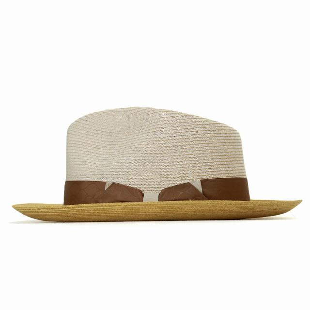 ステットソン ストローハット ヘンプブレード ハット メンズ 中折れ