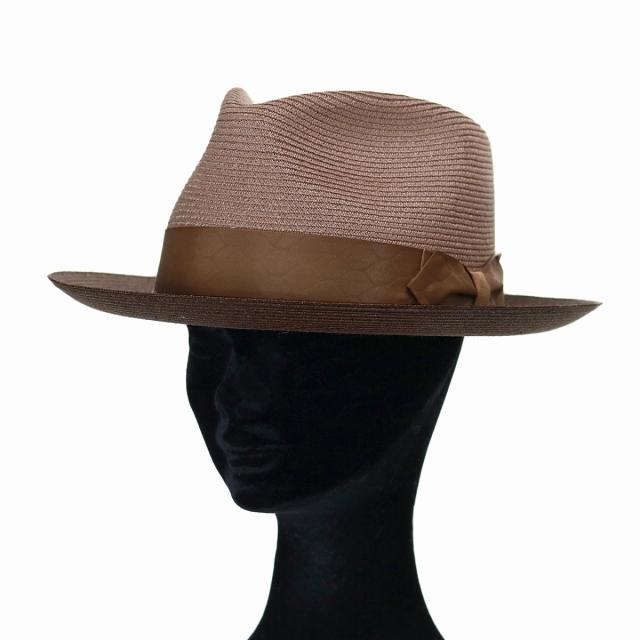 ストローハット stetson 帽子 夏 ヘンプブレード ハット 中折れメンズ