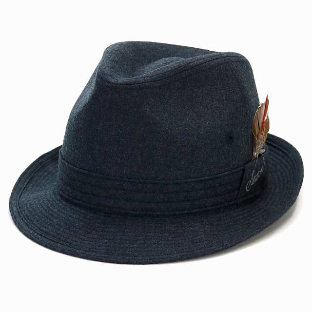 stetson 帽子 メンズ 中折れ ハット 秋冬 STETSON 羽根付き