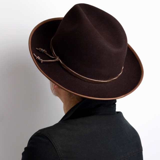 ステットソン つば広ハット メンズ 秋冬 stetson 帽子 ワイドブリム