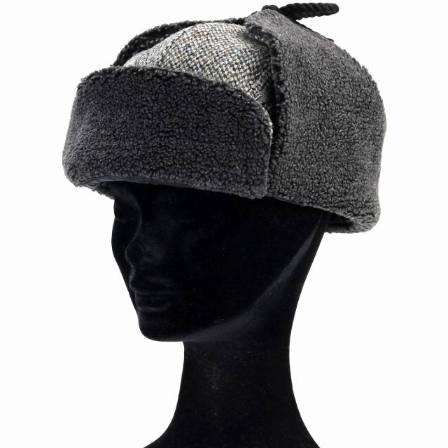 飛行帽 メンズ 大きいサイズ ステットソン 帽子 ハリスツイード