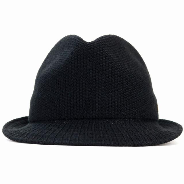 stetson 帽子 ニット マニッシュ ハット 秋冬 日本製 シンプル 中折れ