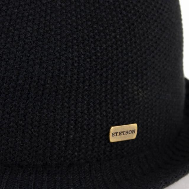 stetson 帽子 ニット マニッシュ ハット 秋冬 日本製 シンプル 中折れ