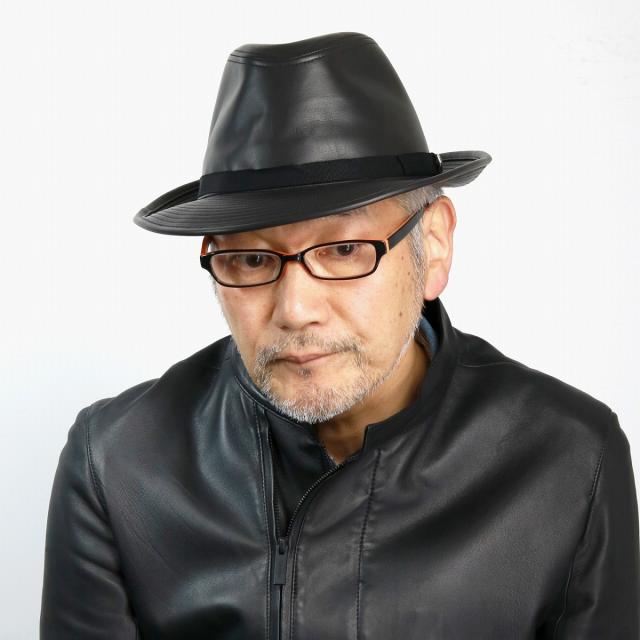 Daks オールレザーハット メンズ 中折れハット レザー 日本製 ダックス 帽子 ヤギ革 ハット ゴーの通販はau Pay マーケット Elehelm帽子専門店