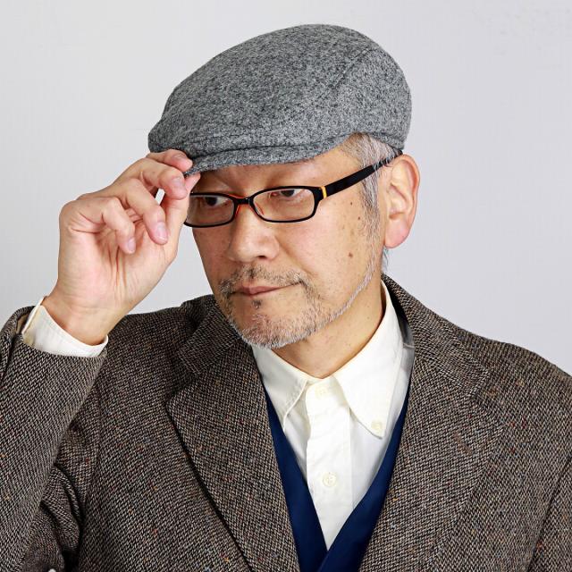 帽子 メンズ ハンチング ハリスツイード レディース 大きいサイズ 60cm 62cm カシュケット ウール