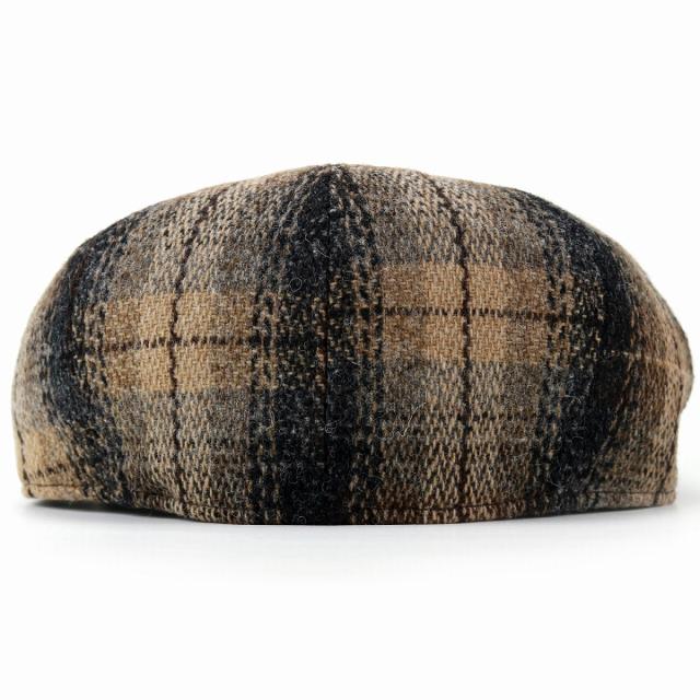 ドブス ハンチング レザー × ツイード 切替え 帽子 メンズ dobbs