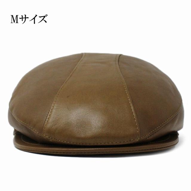 FRAMAR 羊革 レザー ハンチング 帽子 メンズ レディース 羊皮 天然皮革 ハンチングキャップ 本皮_7