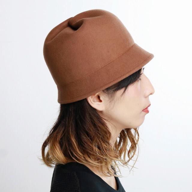 フェルトハット レディース クロッシェ ハット シンプル 無地 Mazurek