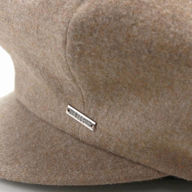 daks キャスケット レディース UVカット帽子 日本製 シンプル DAKS 帽子 キャス UV加工 TOP糸ツイル_5