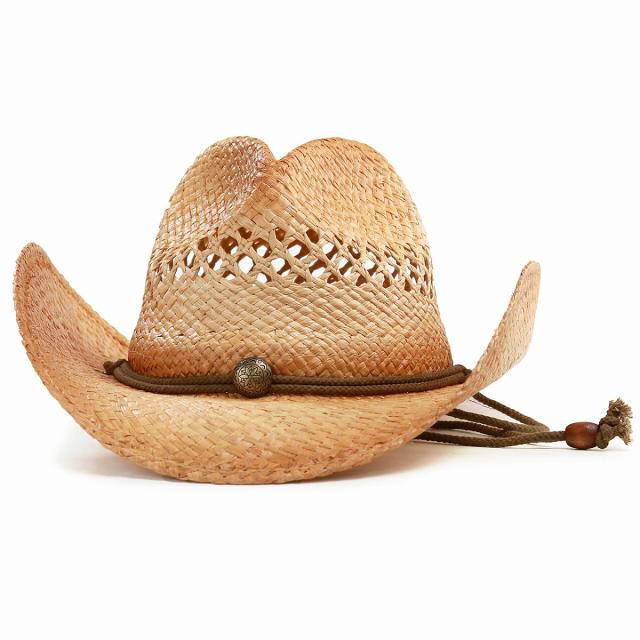 テンガロンハット メンズ 春夏 帽子 日よけ ストローハット レディース 天然草 つば広ハット テンガロンハット メンズ 春夏 帽子 日よけ ストローハット レディース