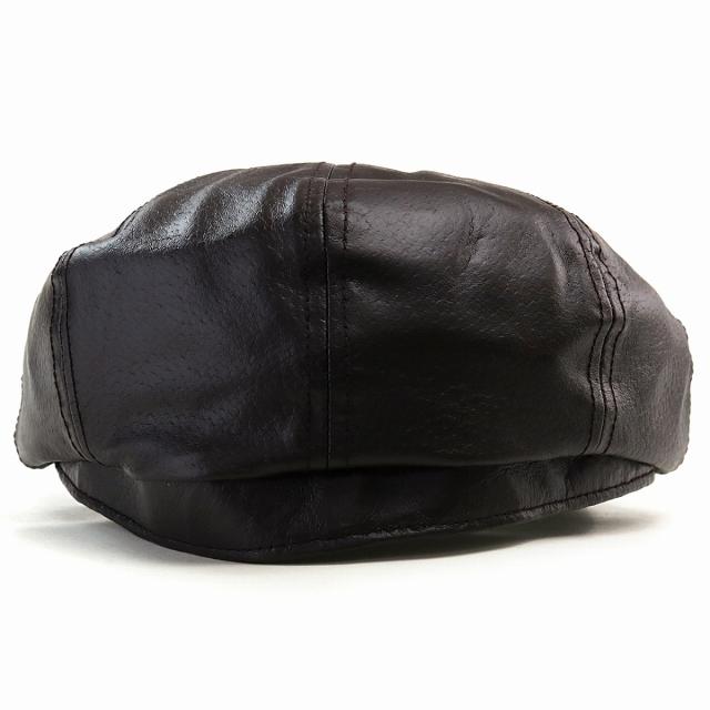 レザー 8方 ハンチング HENSCHEL アメリカ 帽子 本革 ブランド