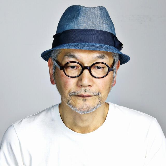 中折れハット メンズ 大きいサイズ リネン ペーパーブレード royal