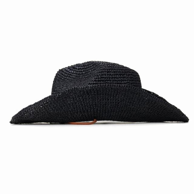 ストローハット メンズ つば広 メンズ 春夏 レディース 麦わら帽子 黒 中折れ 天然草 テンガロの通販はau Pay マーケット Elehelm 帽子専門店