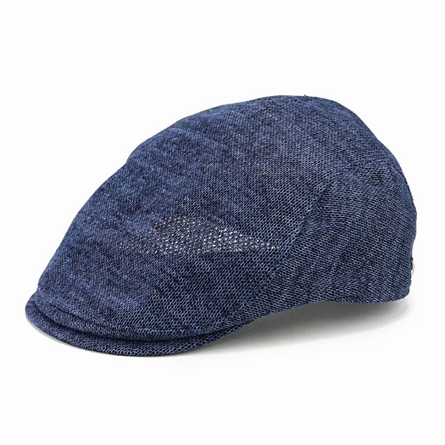 DAKS 春 夏 コットンニット ハンチング 透かし編み 涼しい 帽子 メンズ ダックス レディース 日_1