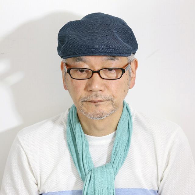 DAKS ハンチング メンズ 大きいサイズ 帽子 Lサイズ LLサイズ ダックス 綿 麻 バーズアイ 春 夏 S_7