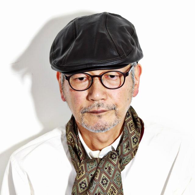 秋 冬 DORFMAN PACIFIC フェイクレザー ハンチング シボ柄 防寒 メンズ レディース シワ加工 DPC 帽子_8