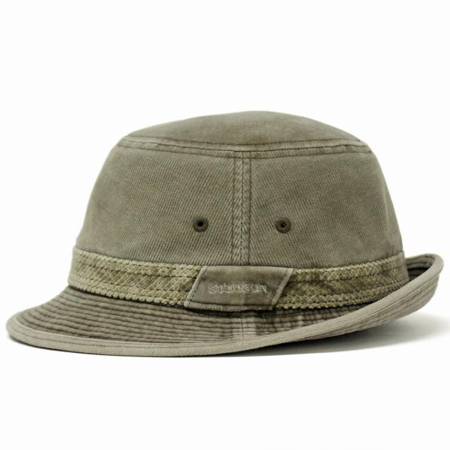 メンズ ハット 秋 冬 帽子 ステットソン ブランド 日本製 STETSON コーデュロイ 折りたたみ可能_2