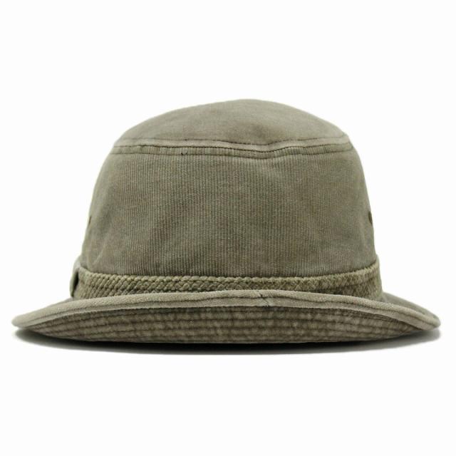 メンズ ハット 秋 冬 帽子 ステットソン ブランド 日本製 STETSON コーデュロイ 折りたたみ可能_4
