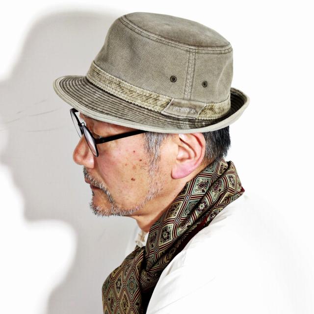 メンズ ハット 秋 冬 帽子 ステットソン ブランド 日本製 STETSON コーデュロイ 折りたたみ可能_9