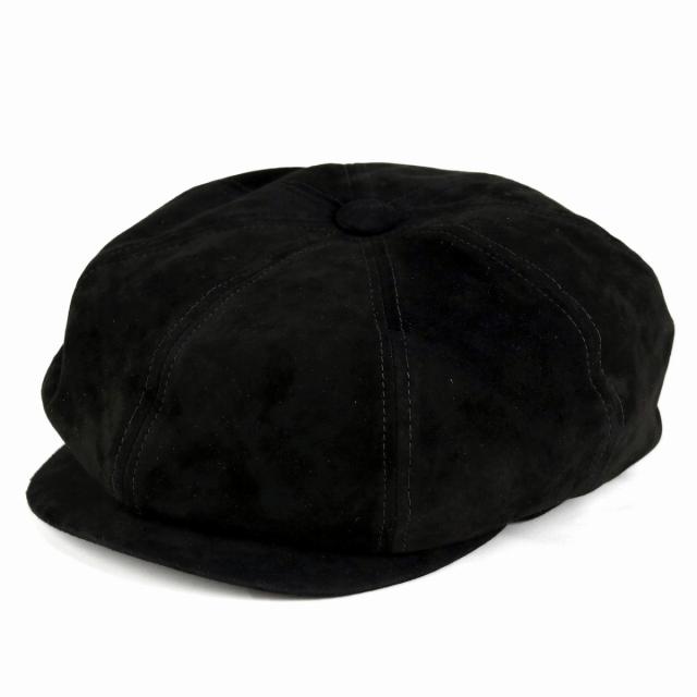 ヌバック レザー キャスケット ファットモゥ&サンズ 男 FAT MOE&SONS メンズ 牛革 ぼうし リアルレ_1